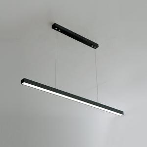 LED 라인 펜던트 40W 화이트 블랙 플리커프리 주백색 주광색 국산 삼성칩 일자 식탁등 조명