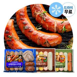 오양 수제모듬 소시지ll 385g 3종 (40개마다부과) 도이치,델리모듬 3종