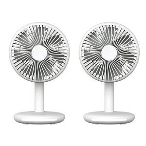 [기타][모노큐브]4인치 무선 LED 테이블 선풍기 BLDC 탁상용 선풍기 휴대용 MONO-4TFLED(화이트)1+1