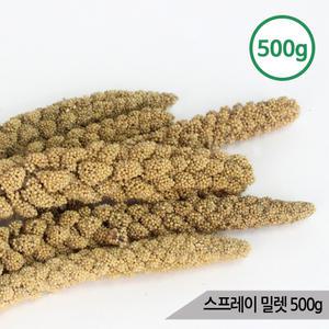 스프레이 밀렛 500g 알곡 앵무새 햄스터 소동물간식
