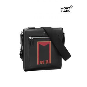MONTBLANC 몽블랑 소프트 그레인 레더 MB 프린트 남성 크로스백 126743
