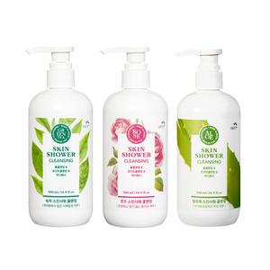 꽃을든남자 스킨샤워 클렌징 500ml / 녹차, 로즈, 알로에 택 1