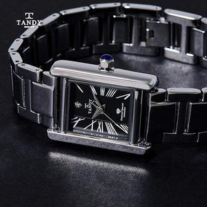 탠디다이아몬드 고급메탈 손목시계 T-3912 F BK (블랙 여성메탈) /stm