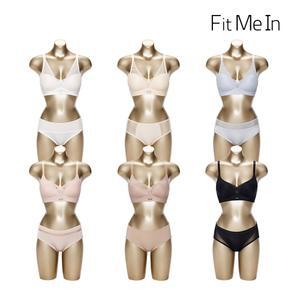 라이크라 쿨맥스 퍼펙트풀커버 노와이어 브라팬티세트 12종