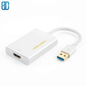 USB to HDMI 어댑터 (디스플레이 링크 칩셋) 3.0 외부 비디오 카드 호환 Windows 7/8/10 MacOS 및 기타 Dis