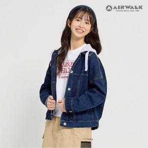 [보리보리/에어워크 주니어]주니어 후드 데님 청자켓