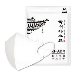 [1+1] KF-AD 국대 비말차단 새부리형 마스크 2D 소형 30매