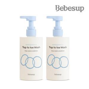 베베숲 유아수딩앤모이스춰 탑투토워시 300ml 2개