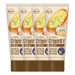 [소비기한 임박] 복음자리 바로발라먹는마늘버터스프레드, 100g, 4개