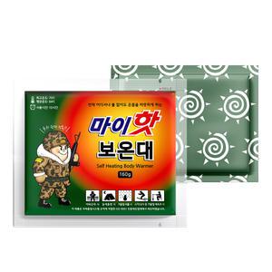 [최신 국내 제조] 다봉산업 마이핫 보온대 160g x 40팩/대용량 군용 핫팩/휴대용 손난로 핫팩/겨울등산용품