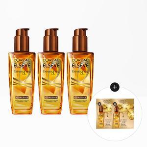 최저가 [로레알파리] 엑스트라오디네리오일_100ml 3개 (타입선택)+오일샤쉐2매