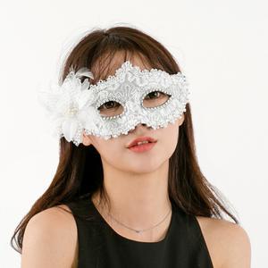 파티 용품 베네치아 가면 오페라 플라워 반가면 마스크 무도회 이벤트