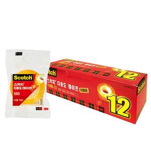 3M 스카치 다용도 테이프 리필 550R-12 (18x30) 12입
