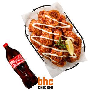 [BHC] 더블팝순살 양념+콜라1.25L