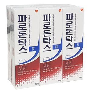 [파로돈탁스] 데일리 후로라이드 쿨링민트 치약 100g x6개 gx