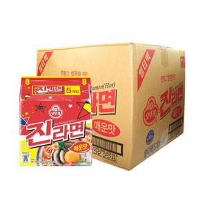 [오뚜기] 오뚜기 진라면 매운맛 120g 1박스 40개입