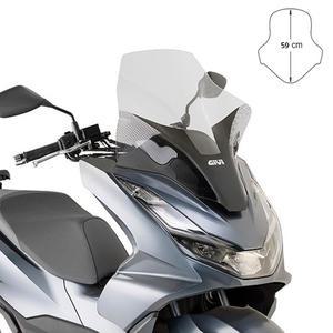 혼다 PCX125 21년부터 59cm 미들 투명 윈드스크린 GIVI 기비