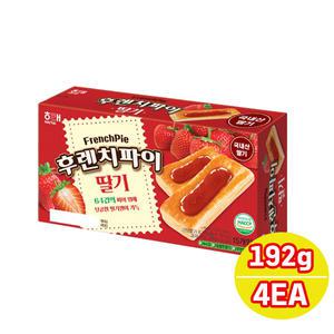 해태 후렌치파이 딸기맛 192g 4개입/국민파이/국민간식/무료배송