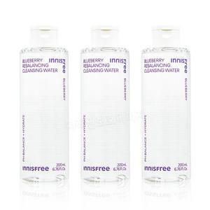 이니스프리 블루베리 리밸런싱 클렌징 워터 200mL 3개