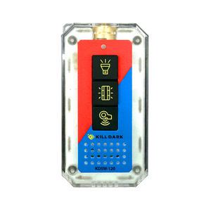 킬다크 4방향LED 전자호루라기 어깨 경광등 휘슬 후레쉬 손전등 랜턴 KDSW-120