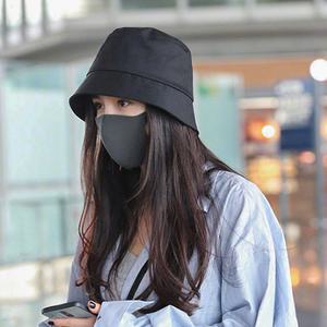 051 여성 베이직 버킷햇 벙거지 보넷 모자 여름 자외선방지 블랙 베이지