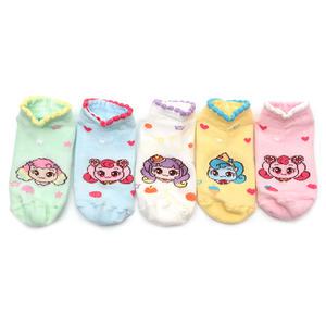 캐치티니핑 커즈 34번 5켤레 원사이즈 아동 발목 여름 양말 세트 여아 어린이 아기 유아 초등 학생 주니어 양말