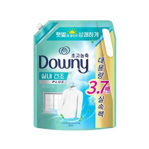 다우니 초고농축 섬유유연제 실내건조 PLUS 프레시클린 2.6L 리필