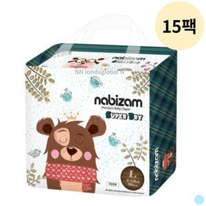 나비잠 슈퍼드라이 아기 팬티 기저귀 대형 30p 15팩