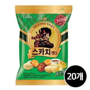 롯데제과 스카치캔디 세가지맛, 157g, 20개