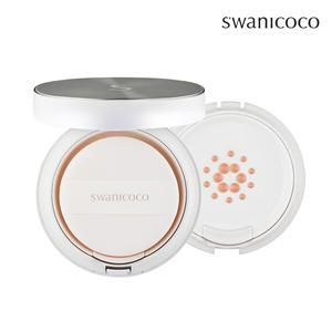 스와니코코 커버 픽싱 백조 화이트 팩트(라이트베이지/내추럴베이지) 본품+리필 SET /세미 글로우 커버