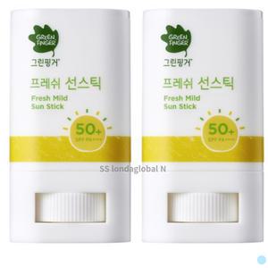 그린핑거 유아 어린이 선스틱 선크림 15g X 2개