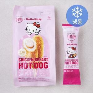 라이틀리 5곡 닭가슴살 핫도그 6개입 (냉동), 450g, 1개 one option