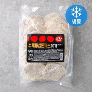 식자재왕 수제 등심돈까스 (냉동), 1.6kg, 1개 one option