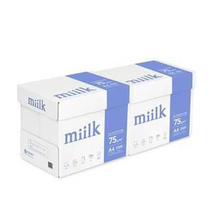 [밀크] A4 75g 5000매(2500매x2박스) SAMU(G)