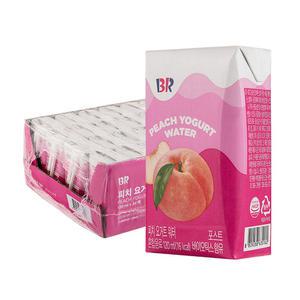 배스킨라빈스 피치요거트 과즙워터 120ml x 24개