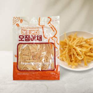 땅콩버터 오징어채 120g X 5봉 마른 안주 맥주 조미 주전부리