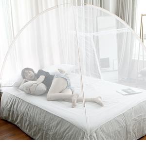 해피웨이트 KC인증 원터치 모기장 텐트 침대 바닥겸용 접이식 싱글 대형 3색상