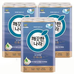 순수 프리미엄 더 퍼스트 30m 30롤x3팩