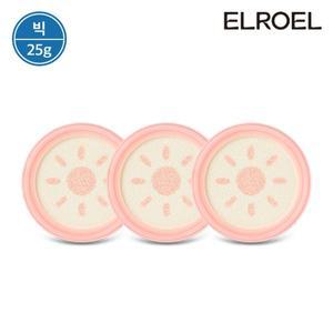 [엘로엘][빅] 엘로엘 피치 핑크 톤업 팡팡 빅 선쿠션 25g 리필 x 3개
