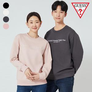 [GUESS]게스진 공용 탄탄쮸리 롱레터 맨투맨(MO3K9443)