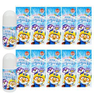 뽀로로 아이스 썸머쿨 액 50ml 10개/물파스 의약외품 벌레물리거나 쏘인경우 유아 어린이