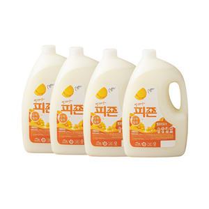 피죤 섬유유연제 옐로미모사 4210ml 4개