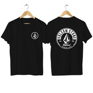 Volcom 스톤 트렌드 의류, 남녀공용, 코튼 오버사이즈 , 반팔 프린트 티셔츠, 여름
