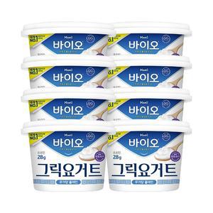 [매일]바이오 그릭요거트 무가당 플레인 400g 8개