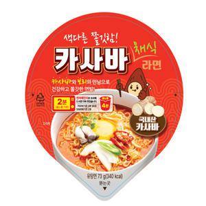 카사바 채식라면(1박스 12개)
