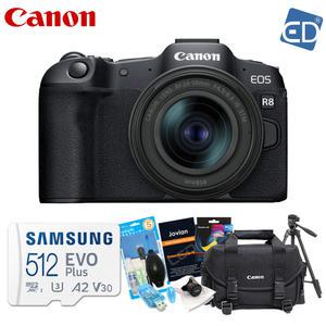 [캐논 정품] EOS R8 + RF 24-50mm STM 렌즈킷+512GB 풀패키지 /ED