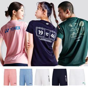 요넥스 YONEX-249TR001M 남성 여성 반팔 티셔츠 반바지 스커트