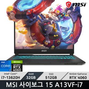 MSI 사이보그 15 A13VF-i7/RAM 32GB/WIN11/ +마우스증정