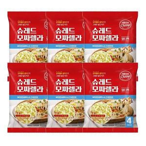 [기타]서울우유 [냉장]슈레드 모짜렐라 치즈 300gx6개