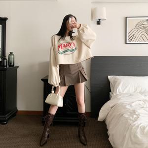 [다잇템]여자 짧은치마 카고 맞주름 속팬츠 스커트